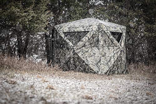 Ameristep Pro Series Thermal Hub Blind | 4 Person Insulated Hunting Blind Designed For Cold Weather In Mossy Oak Elements Terra, Amebf1009, One Size #TOP2