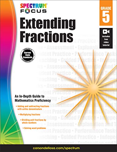 Spectrum - Extending Fractions, Grade 5 (Spectrum Focus)