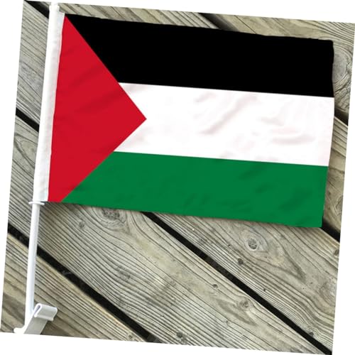 Bandera para coche VILLCASE en ventanas de vehículos para animación en eventos de comunidad 6