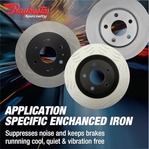 Image of Raybestos Specialty Street Performance Automotive Replacement Rear Brake Rotor for Select 2018-2023 Honda Accord, 2016-2022 Honda HR-V (982003)