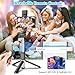 Portable 41 Inch Selfie Stick Phone Tripod with Wireless Remote Extendable Tripod Stand 360 Rotation Compatible with iPhone 14 13 12 11 pro Xs Max Xr X 8 7 6 Plus, Android Samsung Smartphone