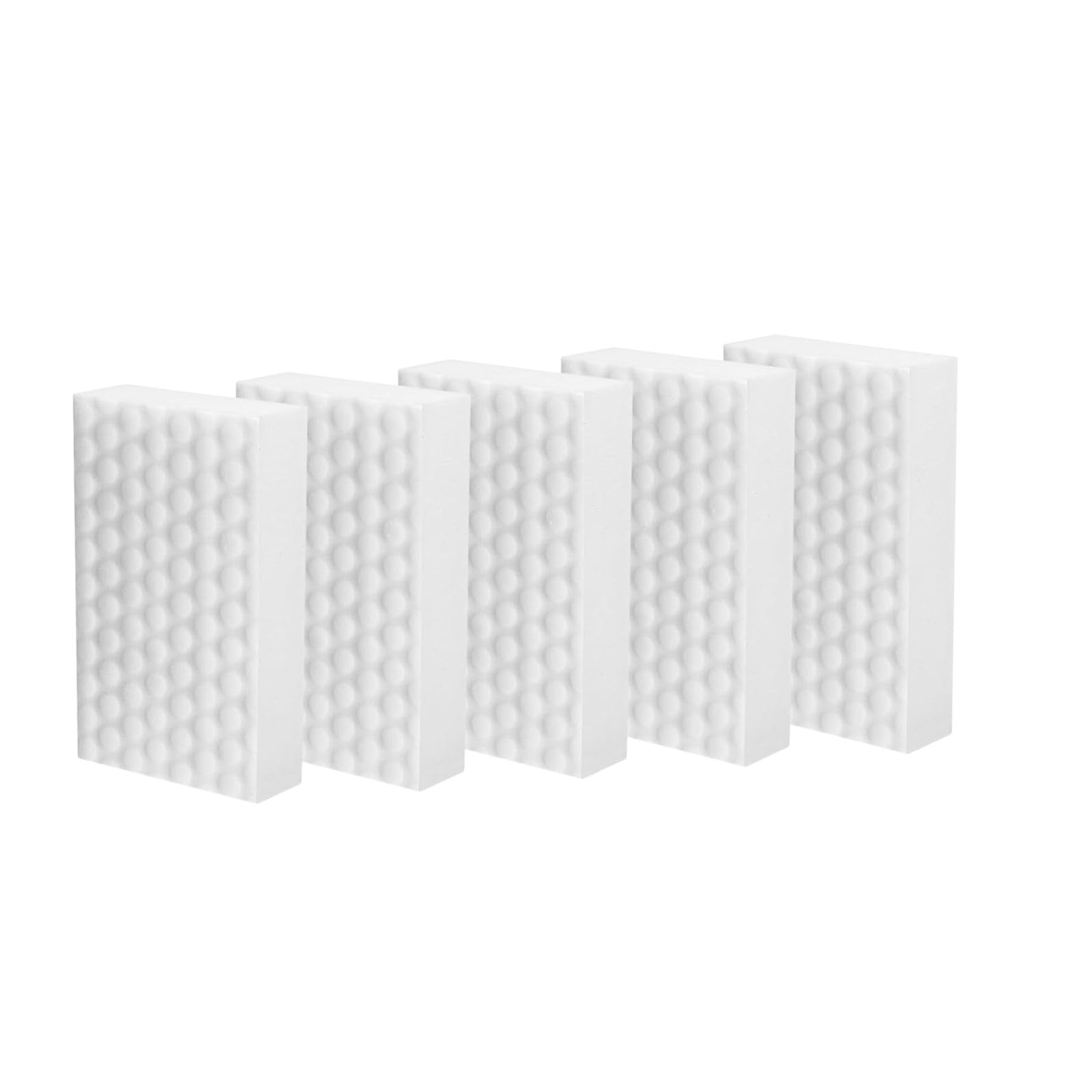 B&K Pack of 5 Magic Cleaning Eraser Sponges | Multi-Purpose Dirt Remover Sponge for Kitchen, Bathroom, Walls, Floors & Shoes | High-Density Cleaning Sponge for Home & Office | White-image-24