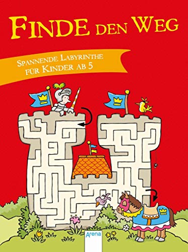 Finde den Weg. Spannende Labyrinthe für Kinder ab