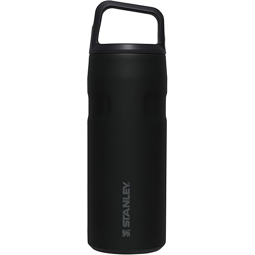 Stanley IceFlow Cap and Carry Water Bottle 16-50 oz | Wide Mouth Twist Lid | Lightweight & Leakproof for Travel & Sports | Insulated Stainless Steel | BPA-Free