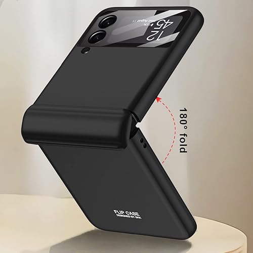 Miniatura 5 de TOPSEM Funda para Samsung Galaxy Z Flip 4 con protección magnética de bisagra y protector de cámara de lente integrado, a prueba de golpes,