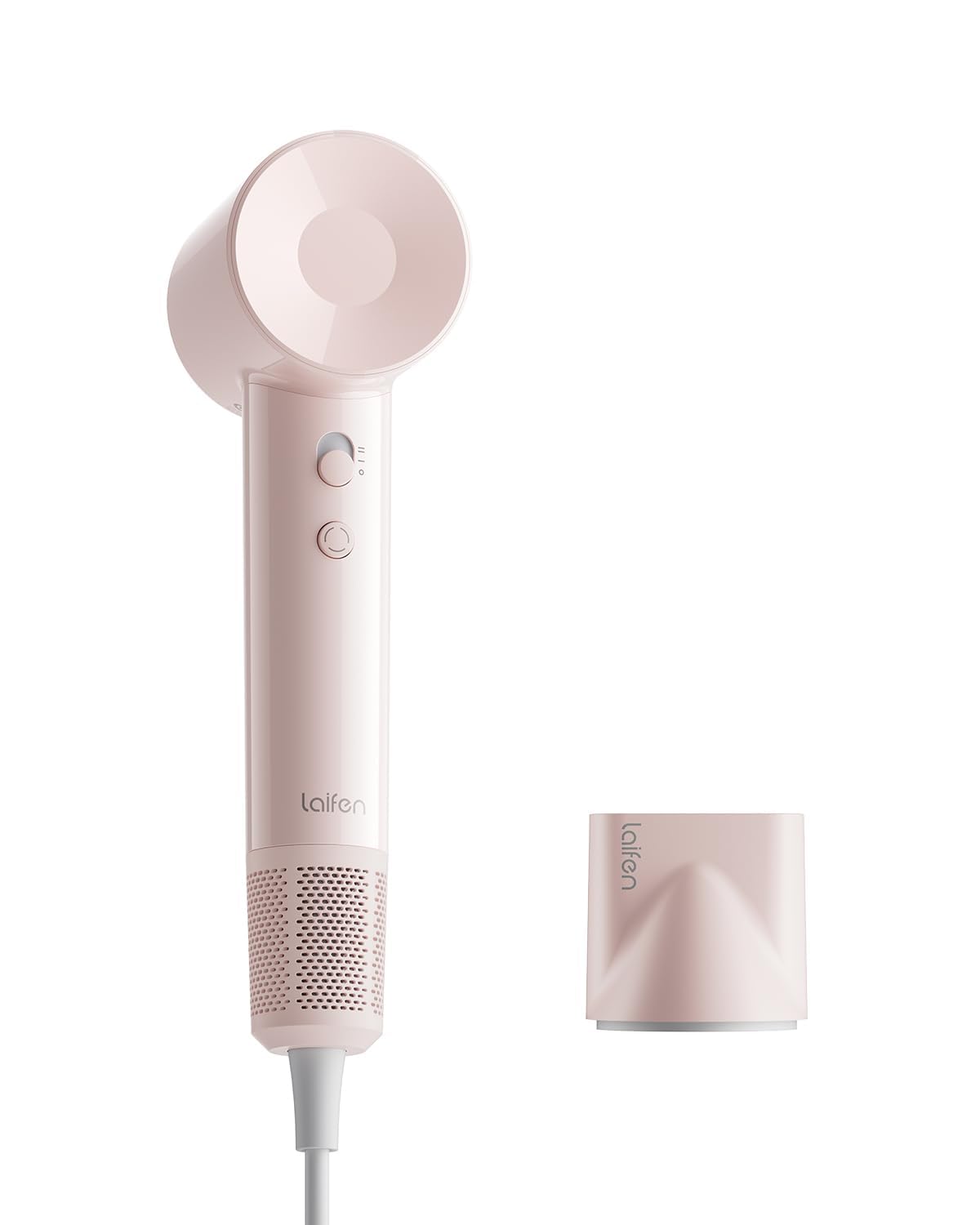 Laifen Hair Dryer SE Lite Pink, 150 Million Negative Ionic Blow Dryer with 100,000 RPM Brushless Motor, 1400 Watt Powerful Fast Drying High-Speed Low Noise Hairdryer, Lightweight and Compact Design-image-49