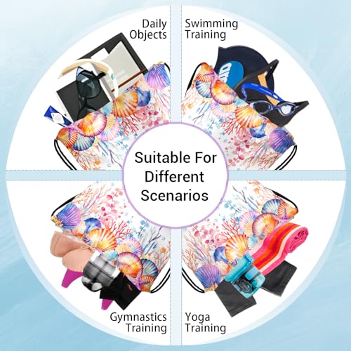 Image of Sea Turtles Coral Grip Bag Underwater Small Gymnastics Bag for Outdoor Sports