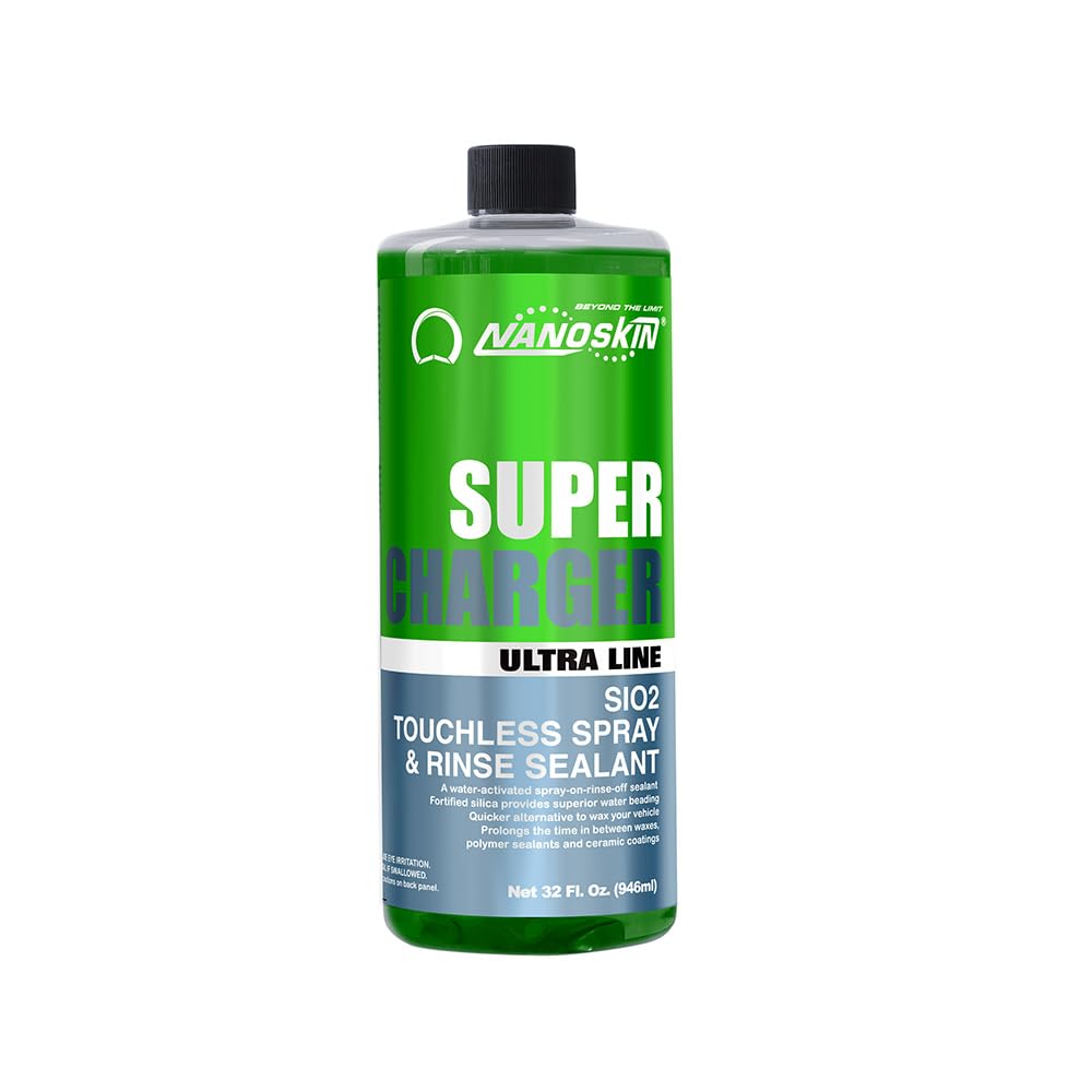 Nanoskin SUPER CHARGER SiO2 Sealant For Car Shine, 32 Oz