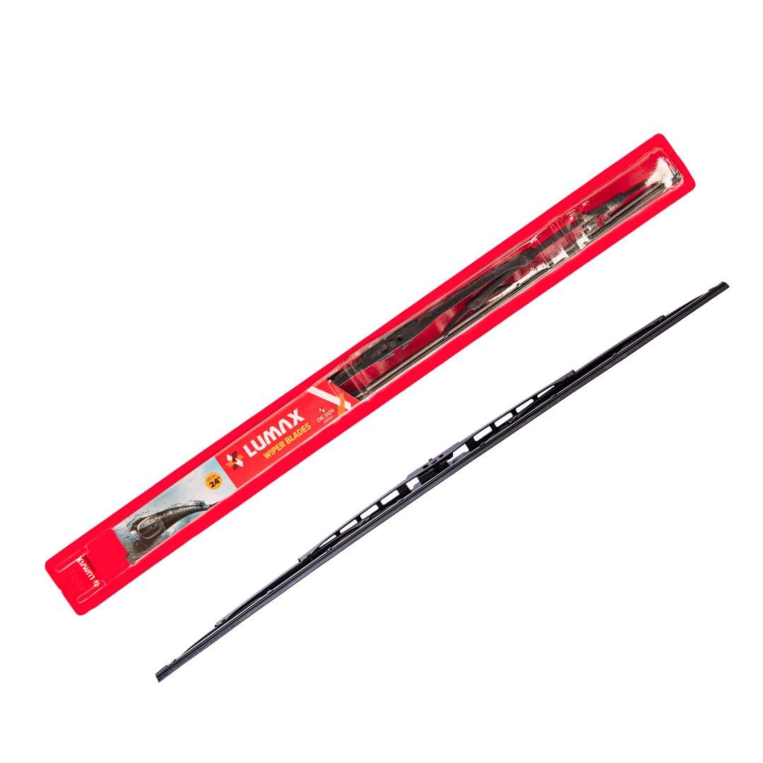 Lumax Standard Wiper Blade 16" | Front Wind Shield Wiper Blade | Graphite & Teflon Coated | Universal Adapter for All Car Models-image-44