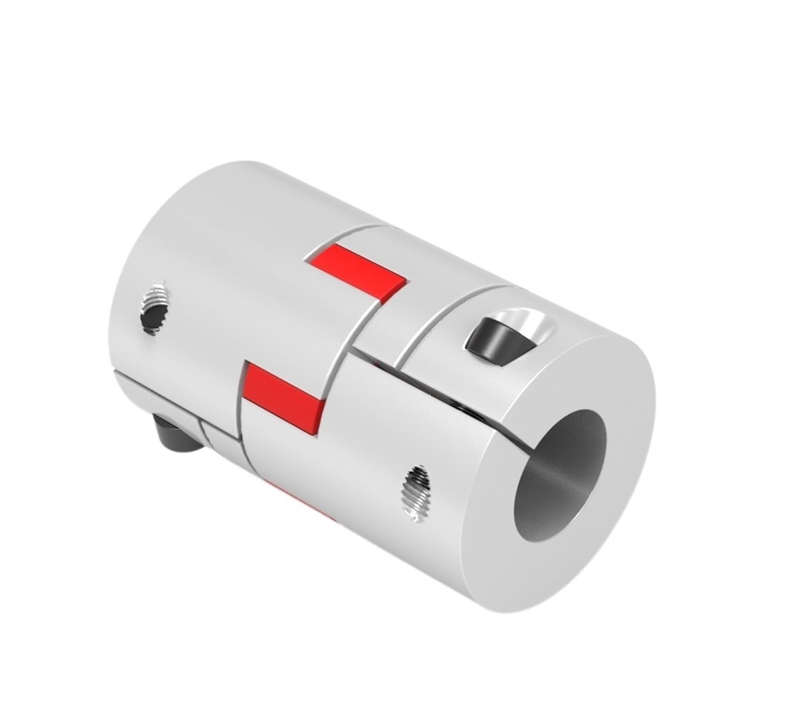 Accouplement étoile D40 L66 - Coupleur élastique à Griffes En Acier 45, Pour Arbres 14x15 Mm