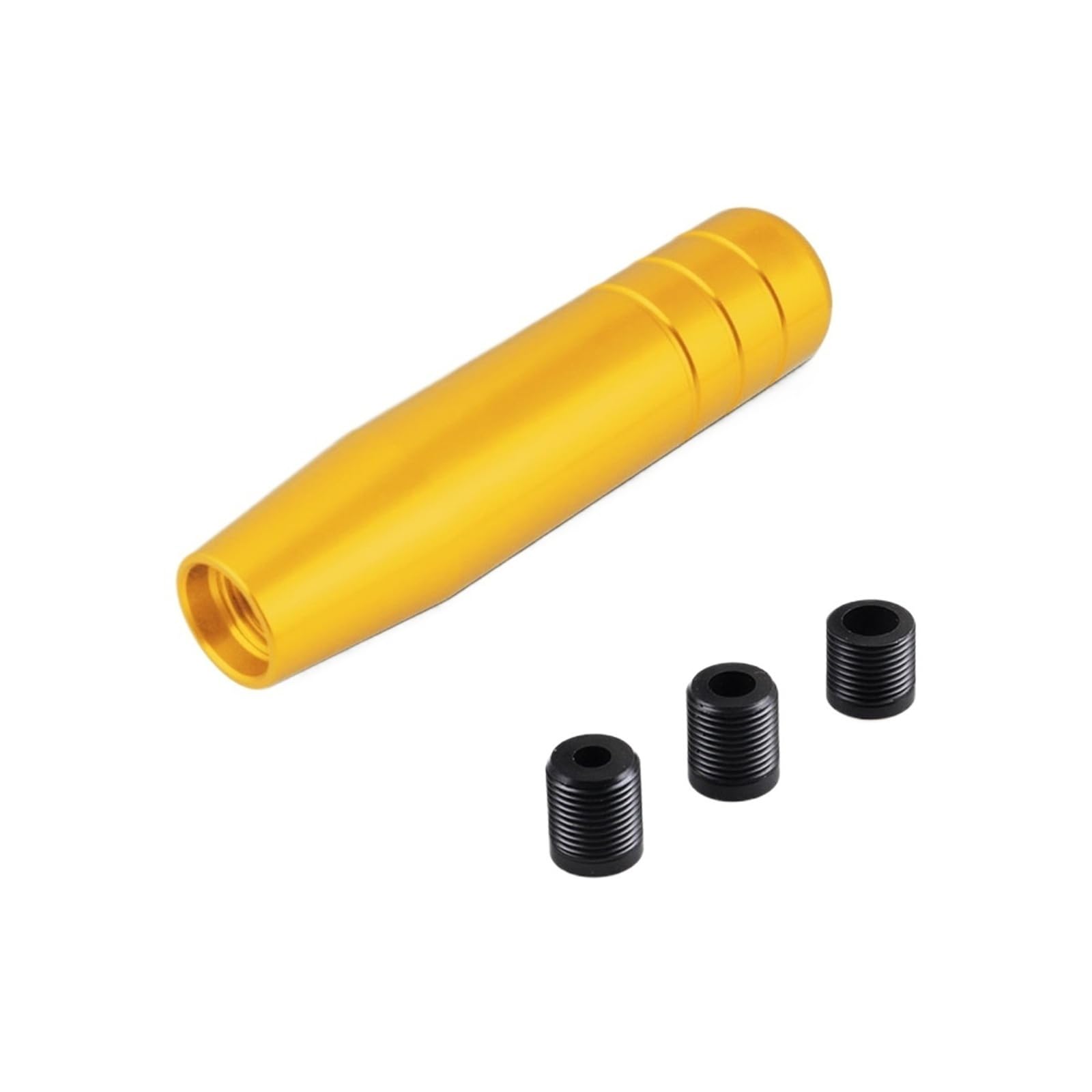 AMCBYSGC Gear Shift Knob 13cm Manual Transmission Adapters(Gold)