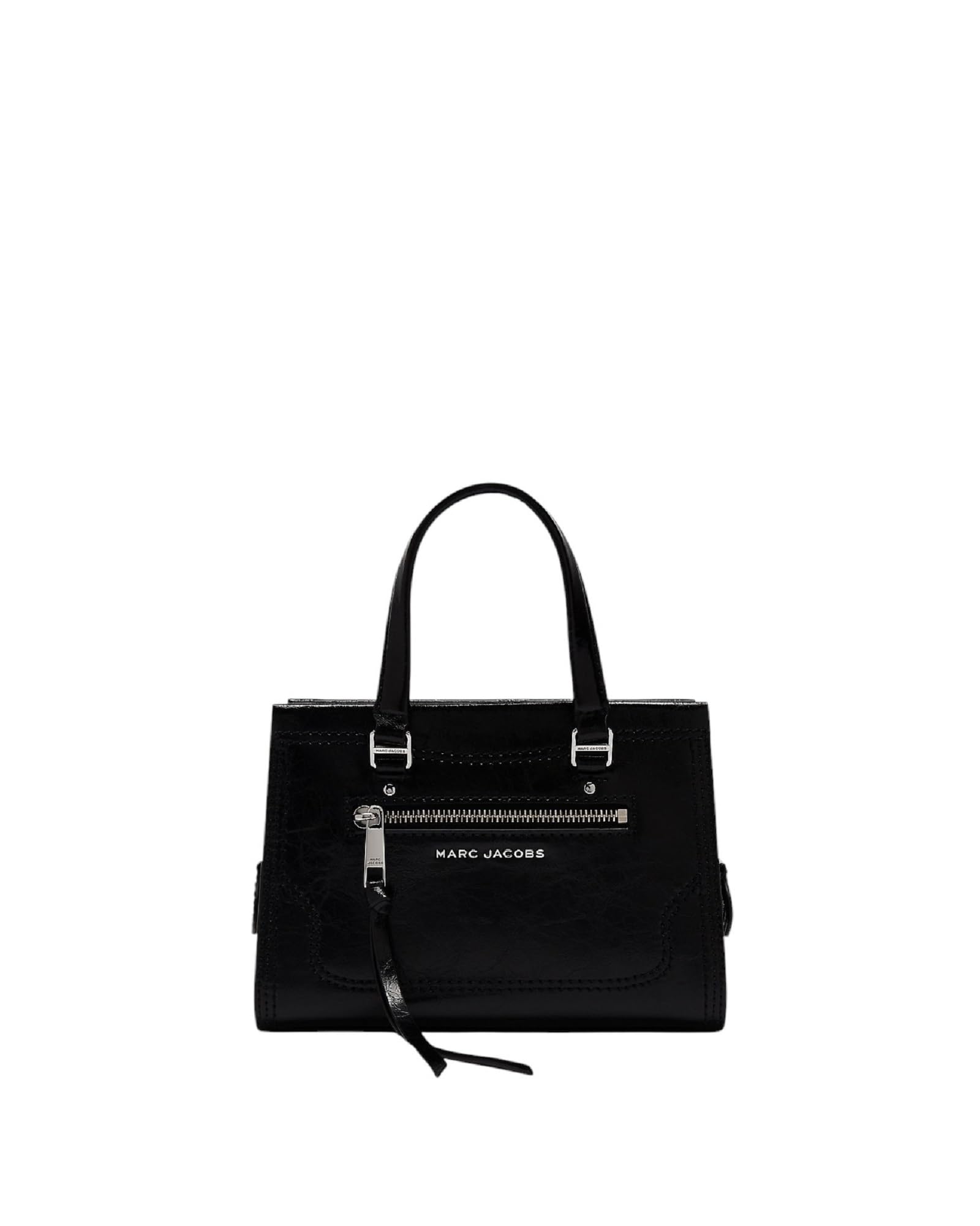 Amazon.com: Marc Jacobs Small Crinkle Cruiser Satchel (Black