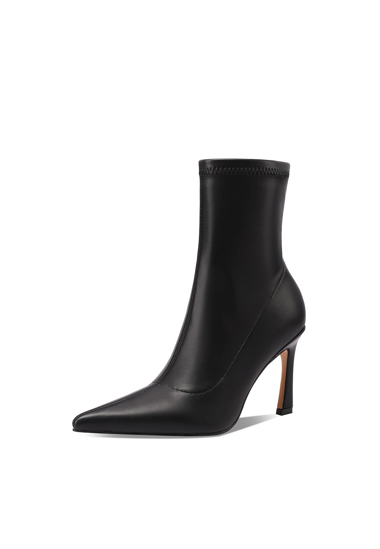 QUEEN HELENA Tronchetti Donna con Tacco Alto Stivaletti a Punta K4004