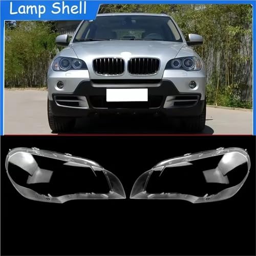 Masque transparent pour lampe frontale BMW E70 2007 coque de phare