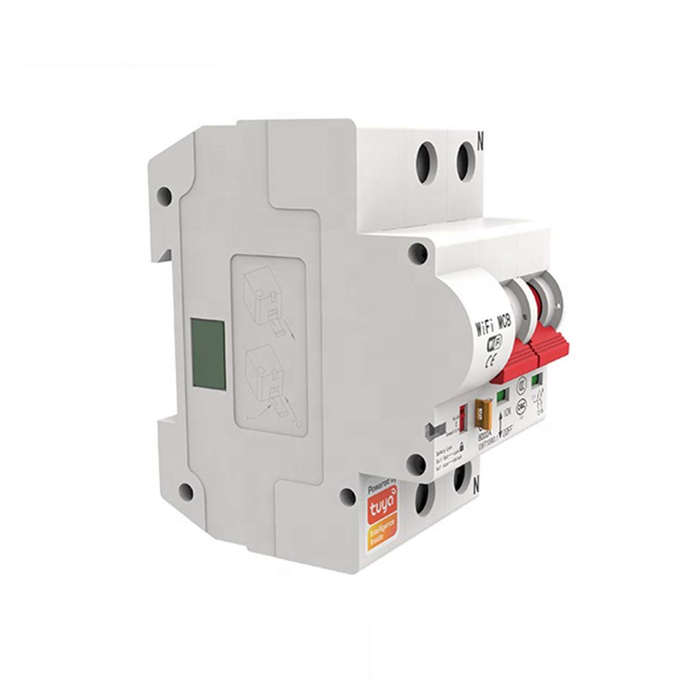 Interruttore differenziale intelligente PNI SafeHome PT802P WiFi, 3P, 100A, controllo Internet, applicazione mobile Tuya Smart