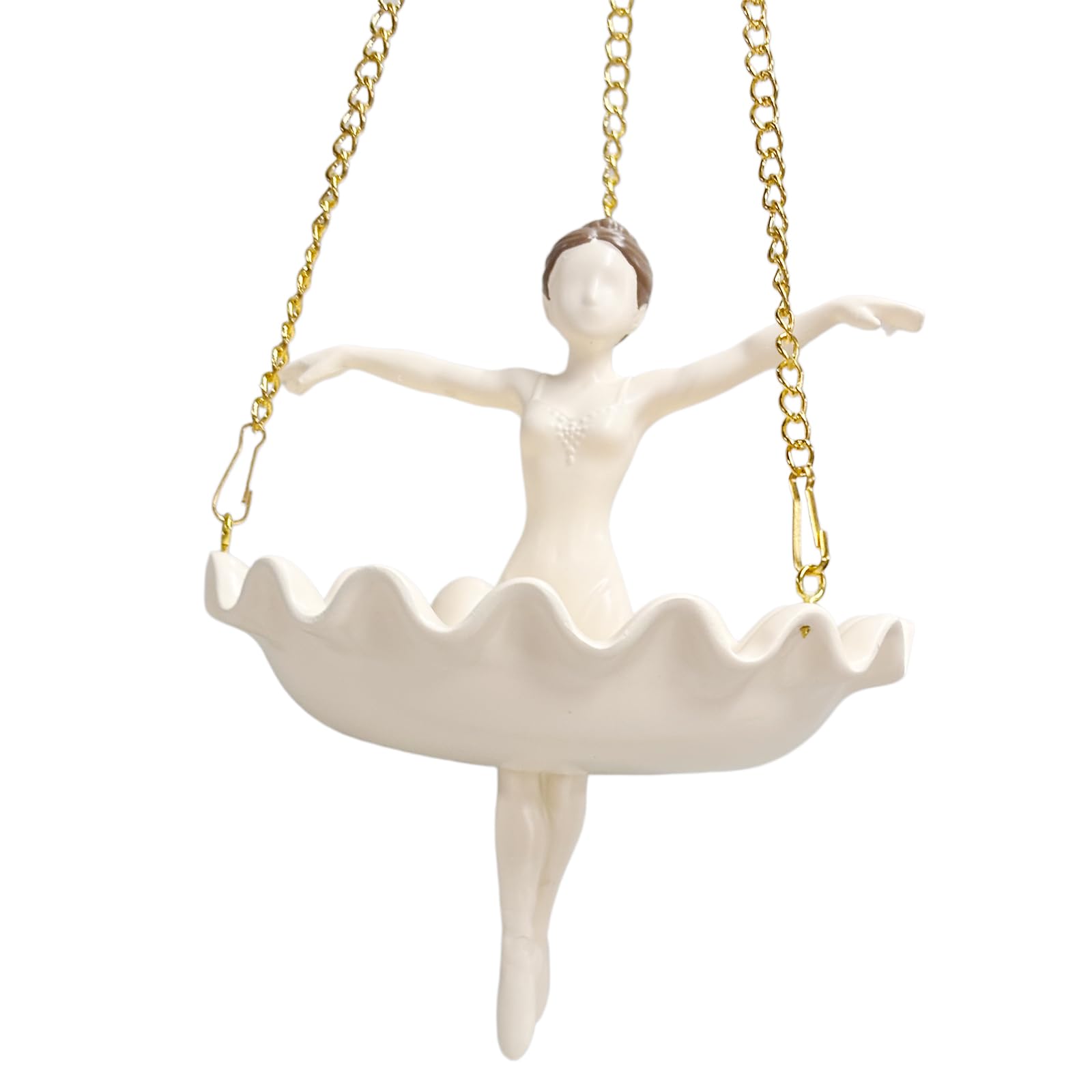 Ballet Dancer Hanging Planter Decorative Hanging Flower Pot for Garden