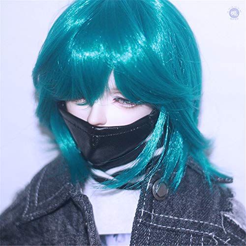 Tita-Doremi BJD Bambola Parrucca Ball-Jointed Doll 1/6 6-7 inch 15-17Cm Dollfie YOSD BB Lati Green Toy Head Parrucca Hair (Solo La Parrucca,Non Una Bambola)