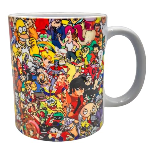Taza de cerámica, dibujos animados, personajes comics, la taza ideal para tu café perfecto, taza creativa, tazas únicas para momentos inolvidables