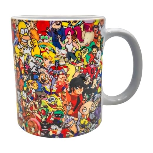 Taza de cerámica, dibujos animados, personajes comics, la taza ideal para tu café perfecto, taza creativa, tazas únicas para momentos inolvidables