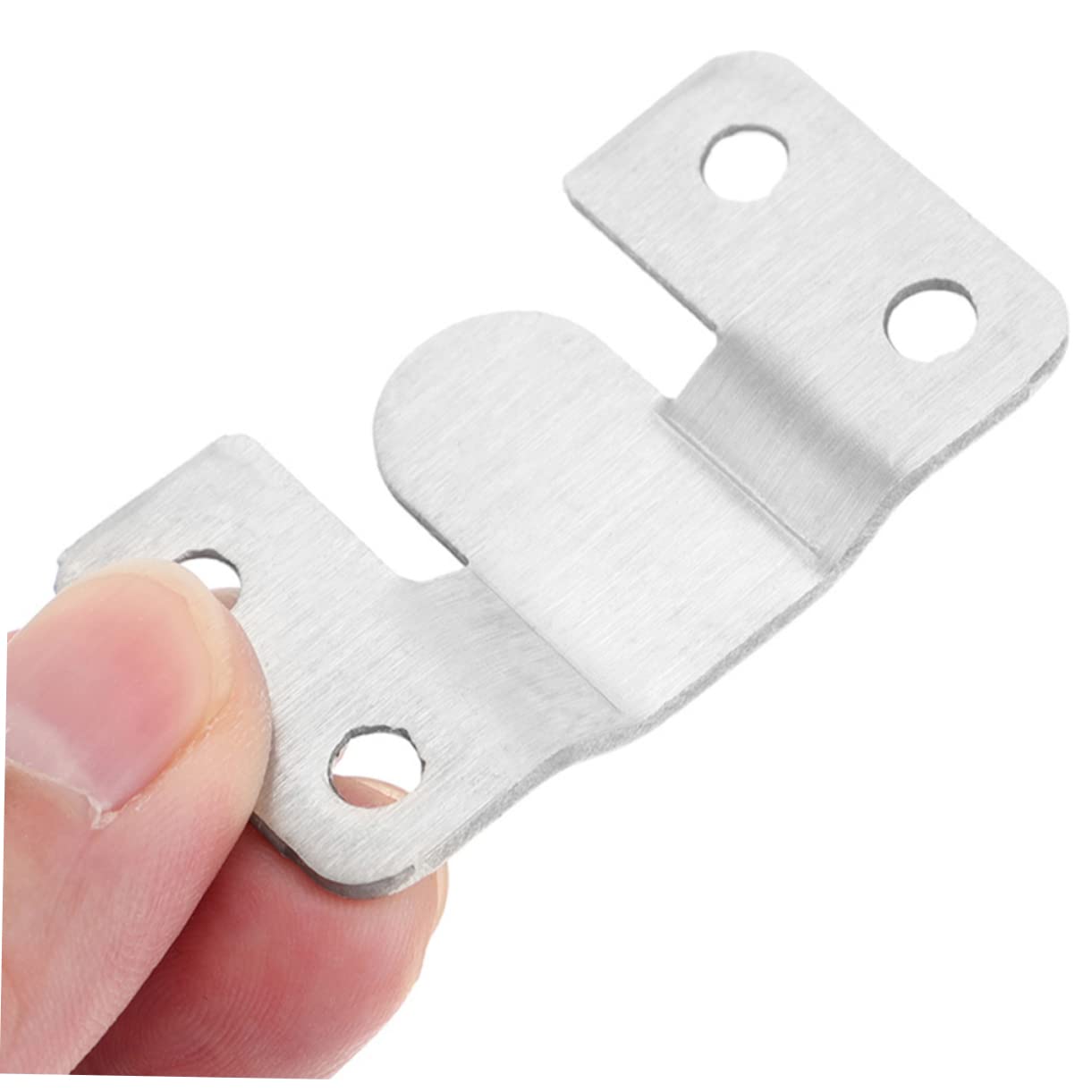 Crochets de Fixation pour Cadre Photo en Acier Inoxydable Argenté, 16