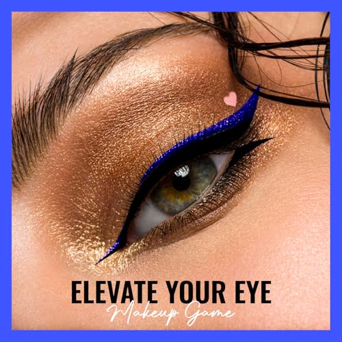 Image of Blue Heaven 24hr Stay Liquid Eyeliner Waterproof Smudge Proof | Quick Dry, Fine-Tip Brush for Precision | Long-Lasting Eye Liner for Women | Cotton Candy | 3ml