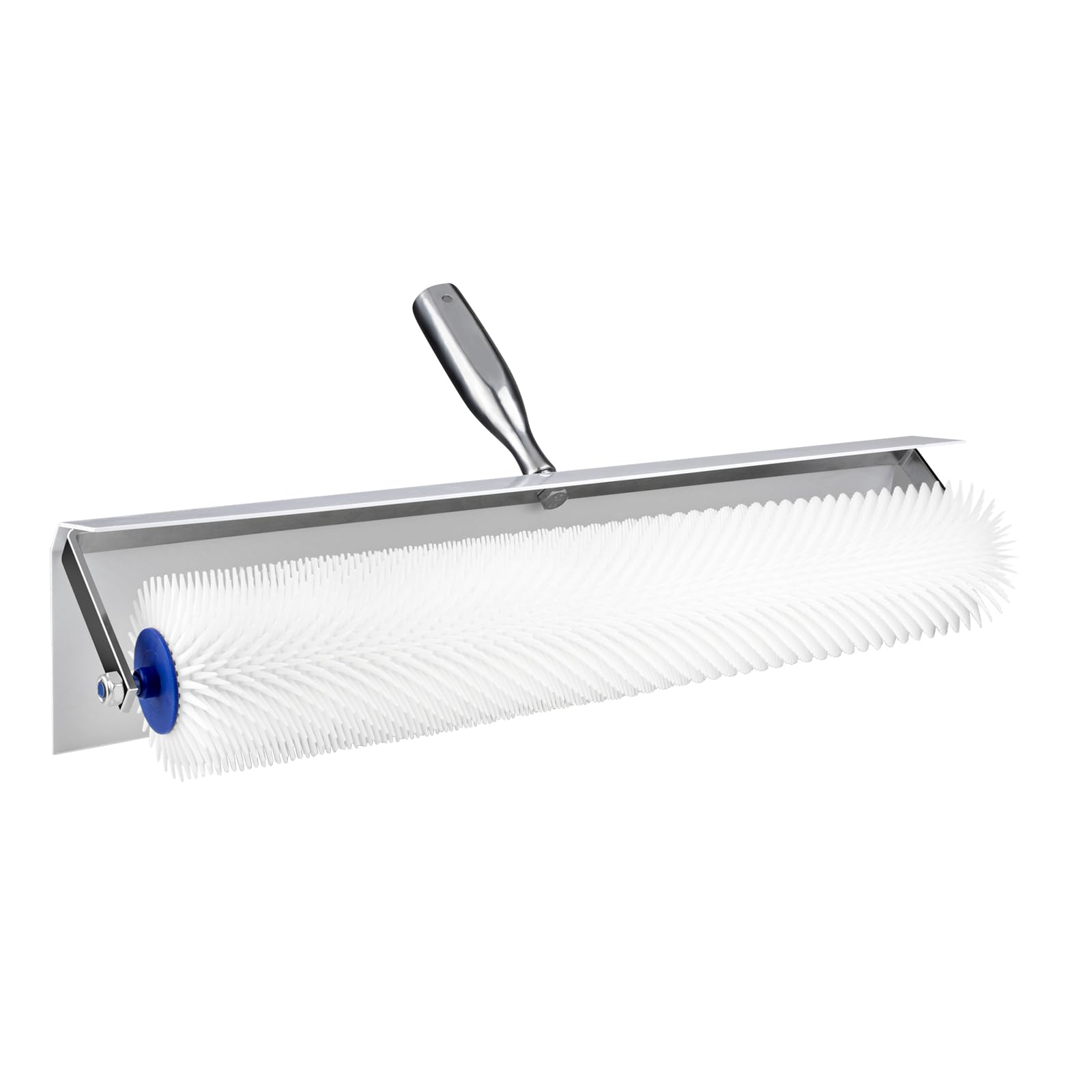 Spiked Roller for Self Leveling, 20"x 1" Self Leveling Cement Tools Epoxy Flooring Spike Roller with Removable Splash Guard Self Leveling Concrete Floor Leveling Tools