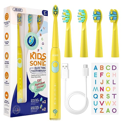 Best Kids Electric Toothbrush For 2 Year Old Toddlers to 12 Years