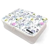 スタイルデコール(STYLE Decor) トラベルポーチ 可愛い パッキング 旅行用 アレンジケース 衣類 洗面用具 大 ボタニカルガーデン (スケアー) W2100310