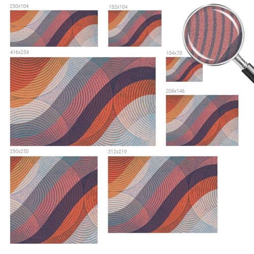 Murales autoadhesivos y estampados decorativos de olas para renovar pasillos 6