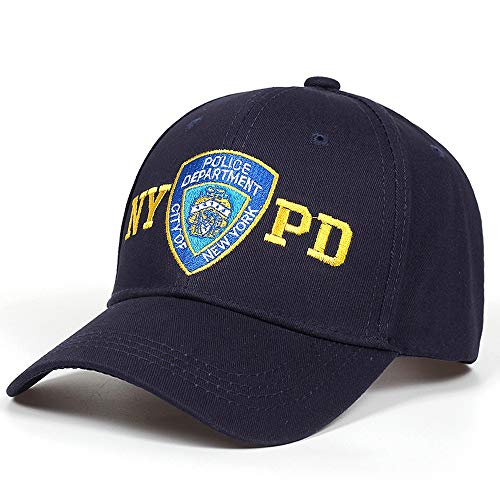 VIIMON 2019 New NYPD Broderie Coton réglable Casquette de Baseball en Plein air Sun Caps réglable 100% Coton Couple Chapeau Hip Hop Chapeaux