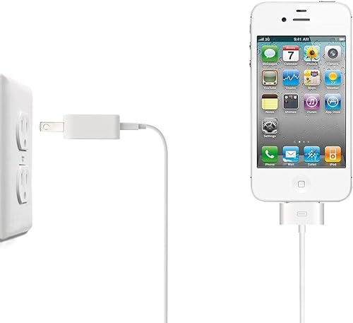 Miniatura 2 de Adaptador de corriente USB de pared con cable de carga de 30 pines de 6 pies para iPhone 4s, iPod Touch 34, iPad 24