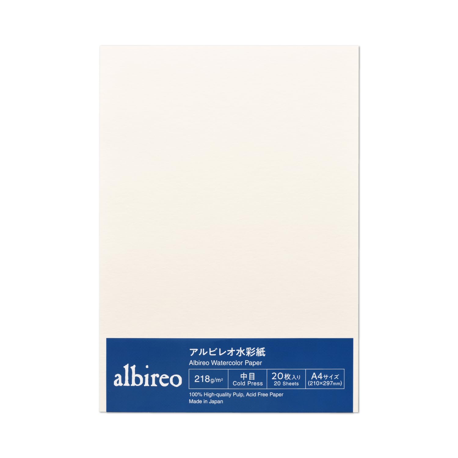 Amazon.co.jp: ホルベイン アルビレオ水彩紙 218g カット判 A4