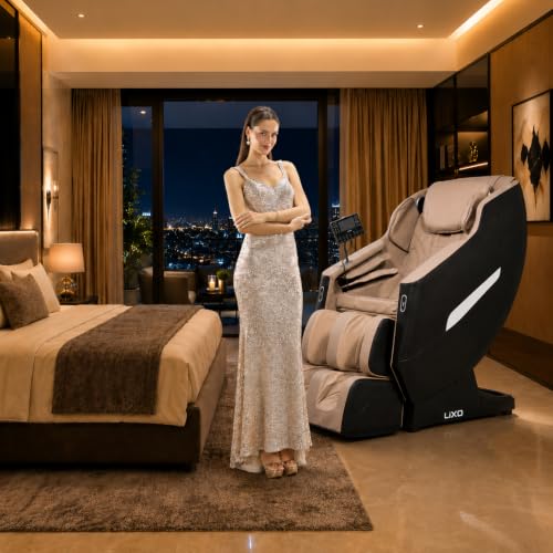 Lixo Massage Chair LI4400A Black LI4400A_Brown+black - Image 7