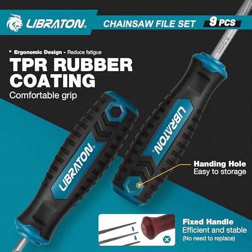 LIBRATON Chainsaw File Complete Set