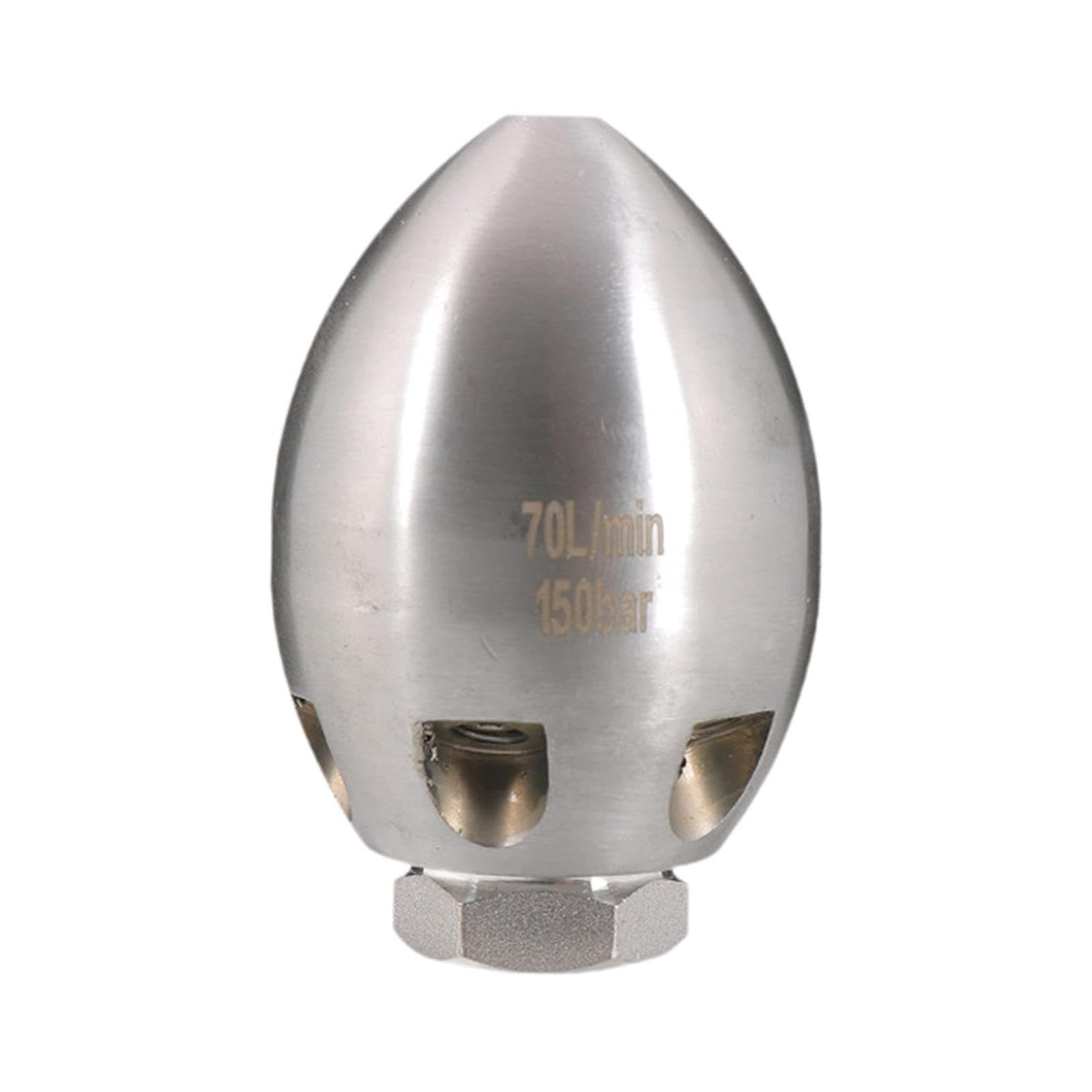TWISAXC High Pressure Cleaning Nozzle Sewer Jet Nozzle 1/2 3/8 NPT Unmatched Performance In Cleaning And Unclogging Sewer Jet 1/2 3/8 NPT For Pressure Washer , 70L