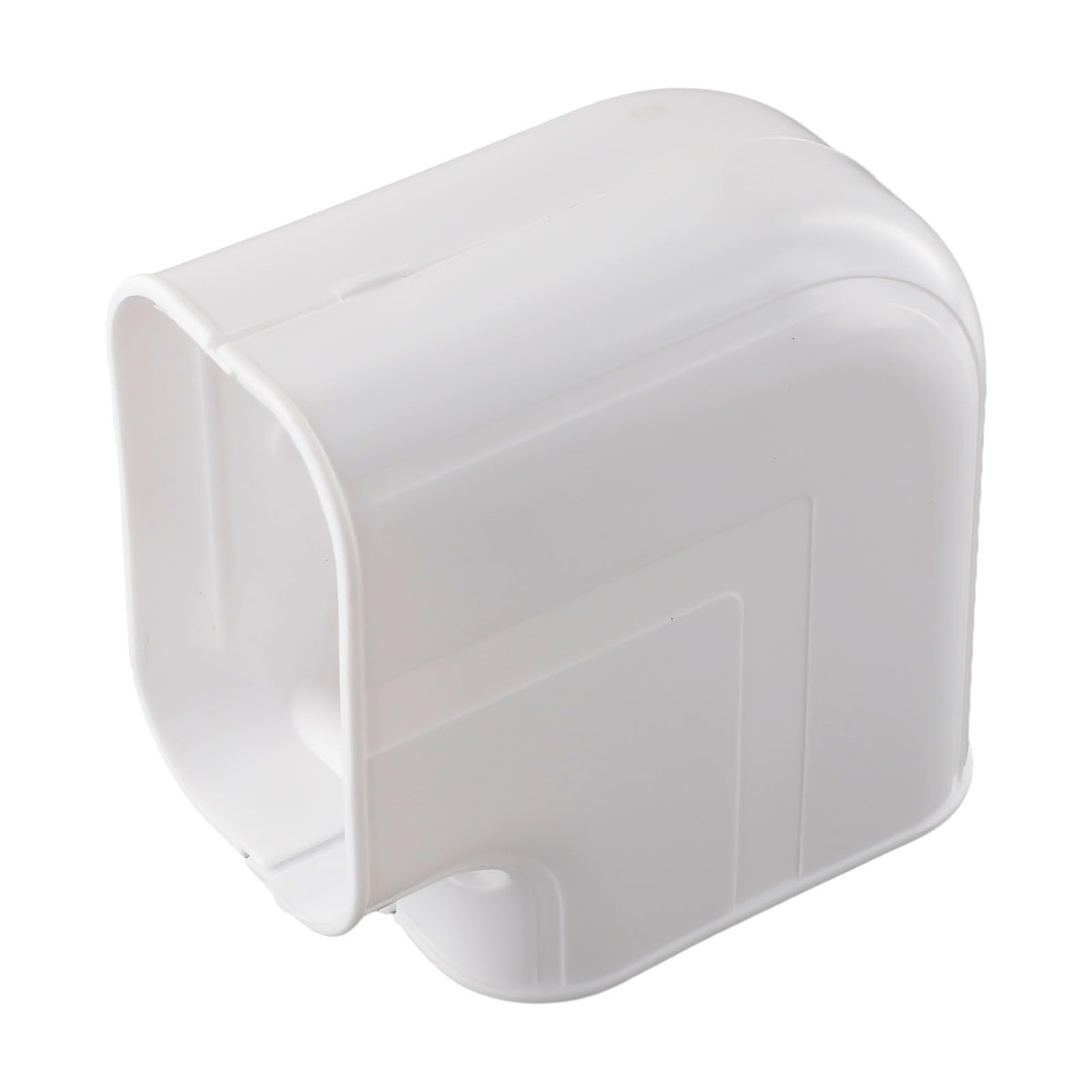 Carcasa decorativa de PVC blanco para aire acondicionado central, 100 x 65 mm, 3 unidades de CA 6P, juego de línea para tubo de protección, fácil de instalar