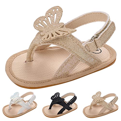 Prewalker Girls Butterfly Sandals Newborn Infant Baby First Walking Shoes Toddler Summer Soft Sole Cute Flat Slides4