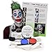 Mehron Clown Costume Makeup Kit - 8 Piece All in One Halloween Cosmetics with Joker Face Paint - Step-by-Step Instructions