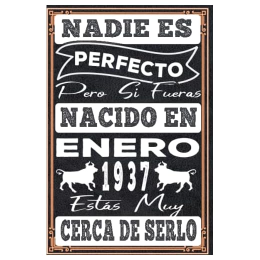 Nadie es perfecto pero si naciste en enero 1937: 86 th Regalos de cumpleaños de enero | Citas de motivación | Feliz cumpleaños | Cumpleaños de enero| ... de cumpleaños personalizados para Enamorados