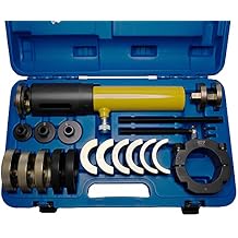 Spring Pin Metal Suspension Bushing Remover & Installer Hydraulic Tool Kit 12Ton for Volvo & Mack Slotted bushings 20533294 DT 80081311 Alternative to 9996154 9992614 9992671 9999210 9992670