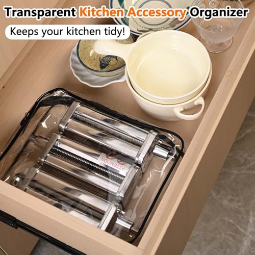 Bolsa transparente para accesorios de batidora con cierre protector 7