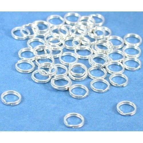 Lot De 2 000 Anneaux Fendus En Acier Inoxydable Pour La Fabrication De Bijoux, Colliers, Bracelets, Boucles D'oreilles, Porte-clés, Loisirs Créatifs (11673