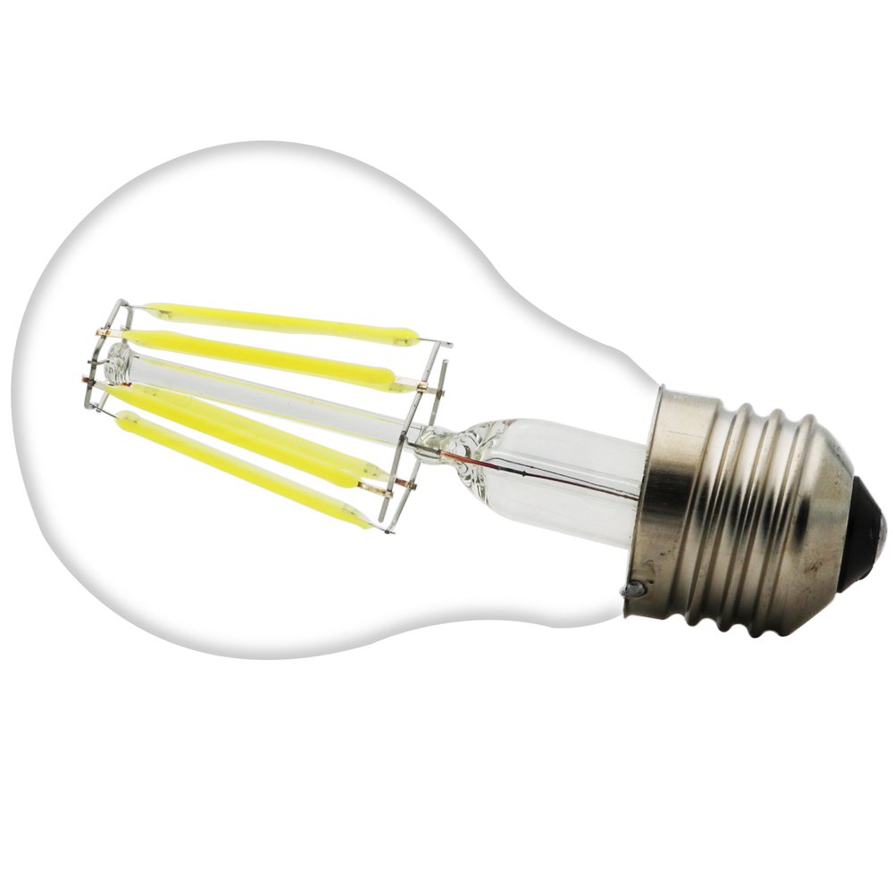 Bombilla led (15 unidades, E27, regulable, bajo consumo, luz blanca fría, 6000 K)