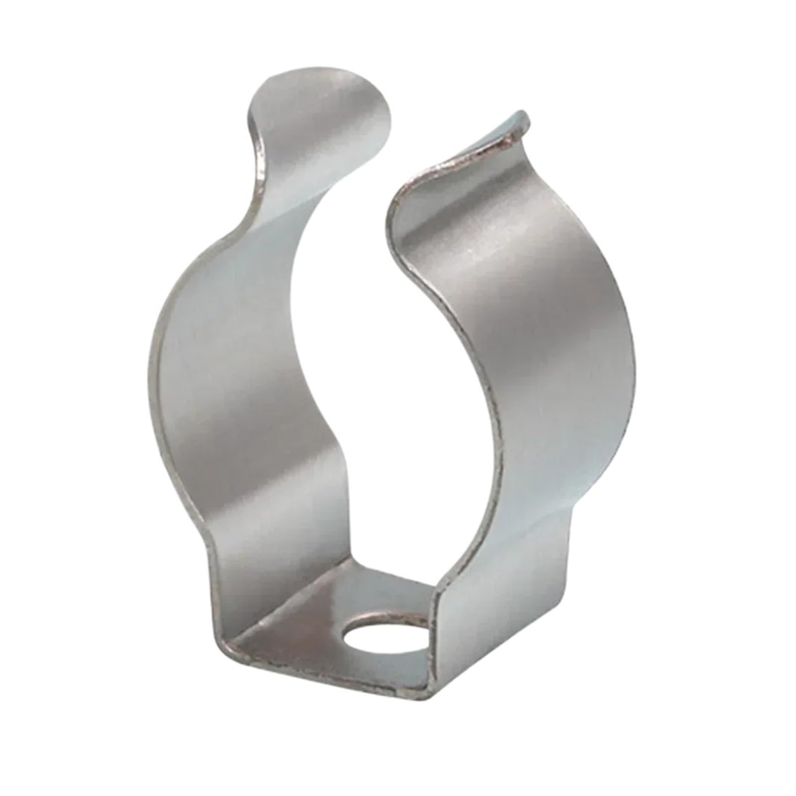 U Clips Holder Bracket 10pcs Heavy Duty Tool Spring Silver Manganese Steel Open Type Clamps 6mm-38mm(6mm)