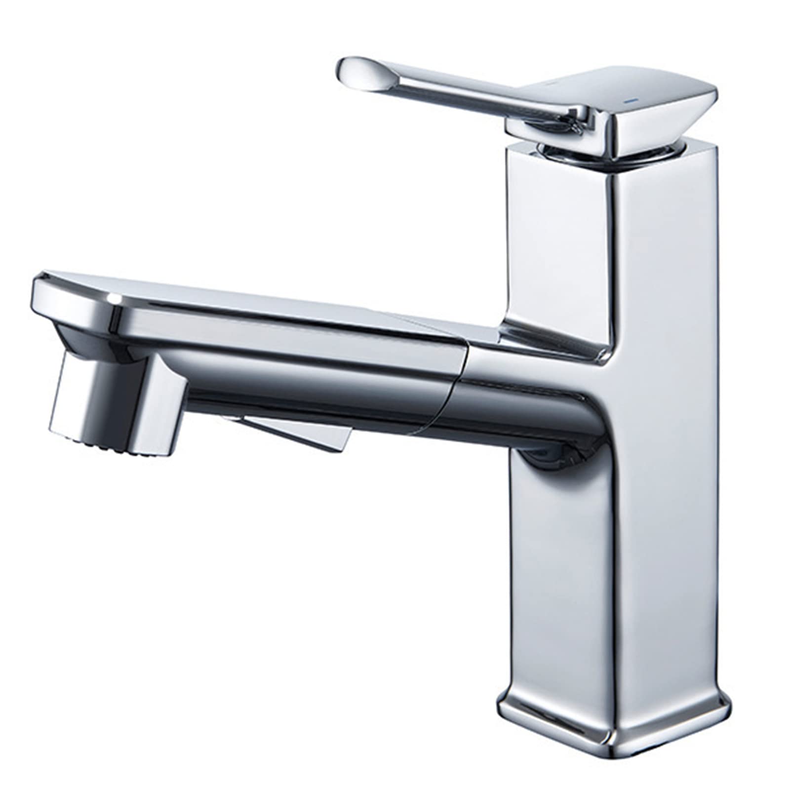 Mitigeur de lavabo au design épuré et finitions durables pour évier de salle de bains