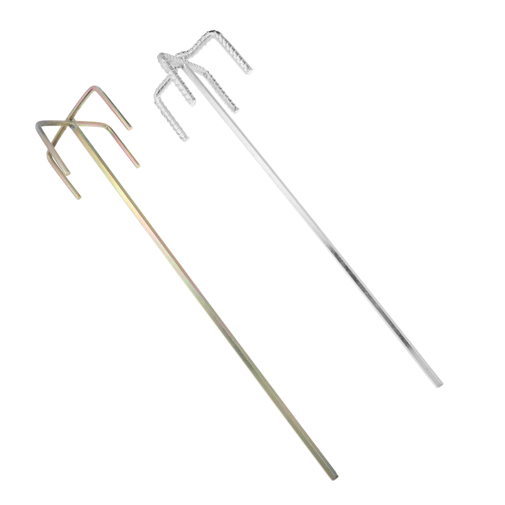 UKCOCO Varilla Mezcladora Hexagonal No Se Deforma ni Oxida para Taladro Eléctrico 2 Piezas Acero al Carbono Resistente Adecuado para Pintura y Mortero en Obras y Hogar