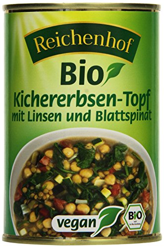 Reichenhof Bio Kichererbsen-Topf - vegan, 6er Pack (6 x 400 g)
