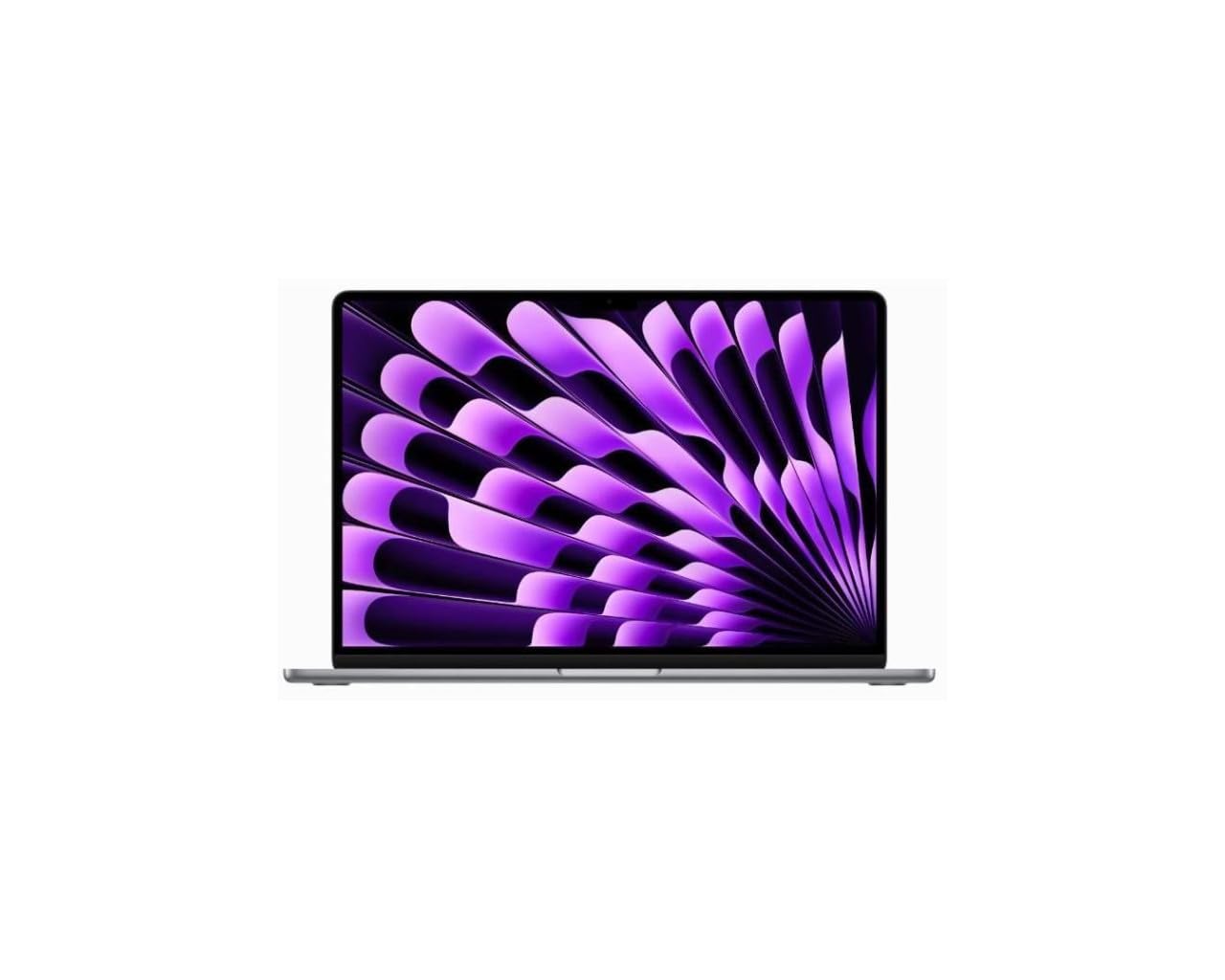 Apple 2023 MacBook Air Portable with M2 Chip: 15.3 Inch Liquid Retina Display, 8GB RAM, 512GB SSD Memory, FaceTime HD 1080P Camera, Compatible with iPhone/iPad; Space Grey