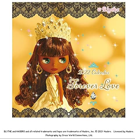 Amazon 22年度blythe ブライス壁掛けカレンダー フォーエバーラブ 日本製 Made In Japan おしゃれ かわいい アートになります カレンダー 文房具 オフィス用品