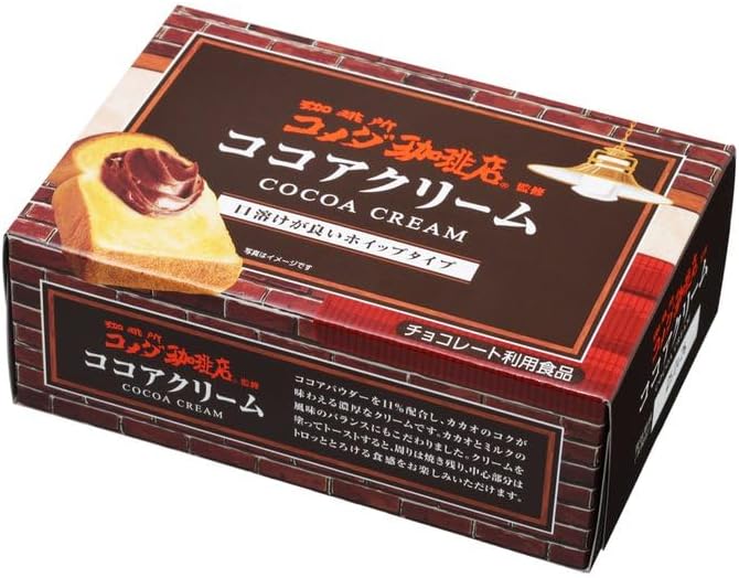 コメダ珈琲 ピーナッツクリーム ココアクリーム 180g×4個 アソート 各2個 コメダ ピーナッツバター チョコ ココアバター スプレッド パン パンクリーム 丸和油脂 ペースト チョコクリーム バター ジャム GOS